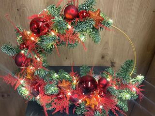 Kersthoepel (Verschillende kleuren mogelijk)